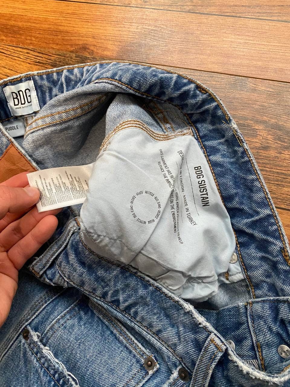 Vision Streetwear BDG puddle jeans Size US 32 / EU 48 - 4 Thumbnail