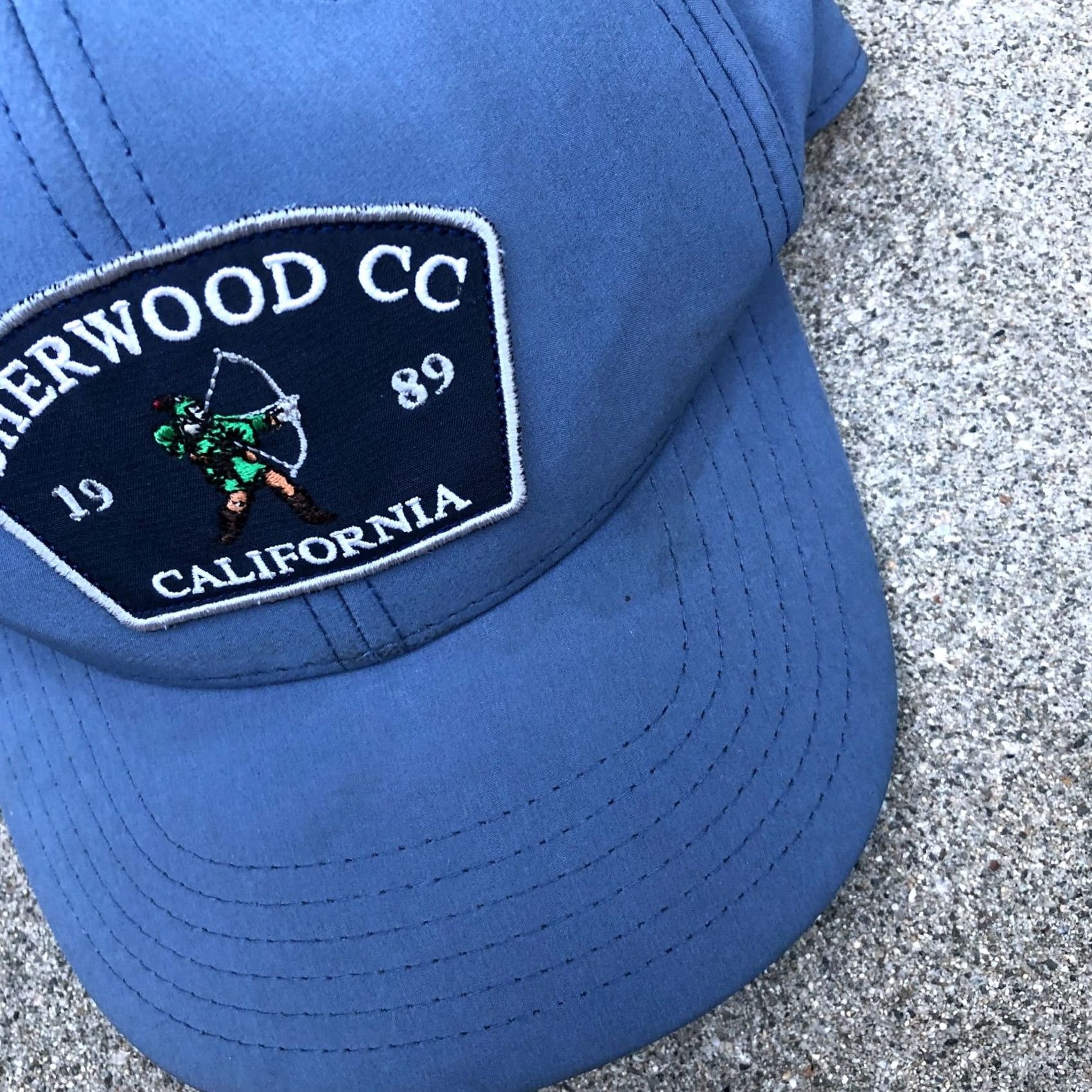 Vintage PUKKA Sherwood Country Club Snapback Hat Men's 1989 California Blue Adjustable Snapback Hat Size ONE SIZE - 4 Thumbnail