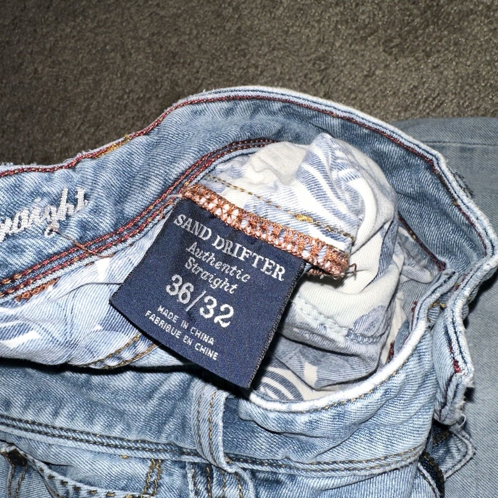 Tommy Bahama Tommy Bahama Jeans Men's Straight Blue Light Wash Denim 36x32 Size US 36 / EU 52 - 5 Thumbnail