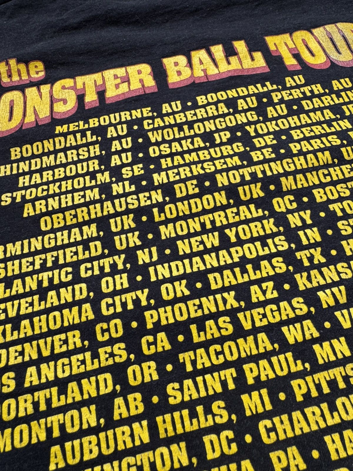 Vintage 2010 Lady Gaga Monster Ball Tour Size US S / EU 44-46 / 1 - 13 Thumbnail