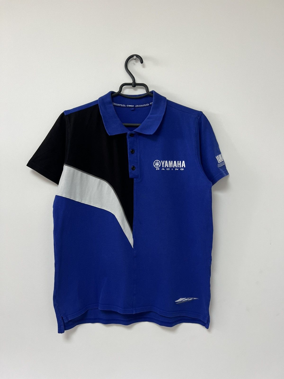 Yamaha Vintage Yamaha Racing Team Polo Motorcycle T shirt Rare sz L Size US L / EU 52-54 / 3 - 3 Thumbnail