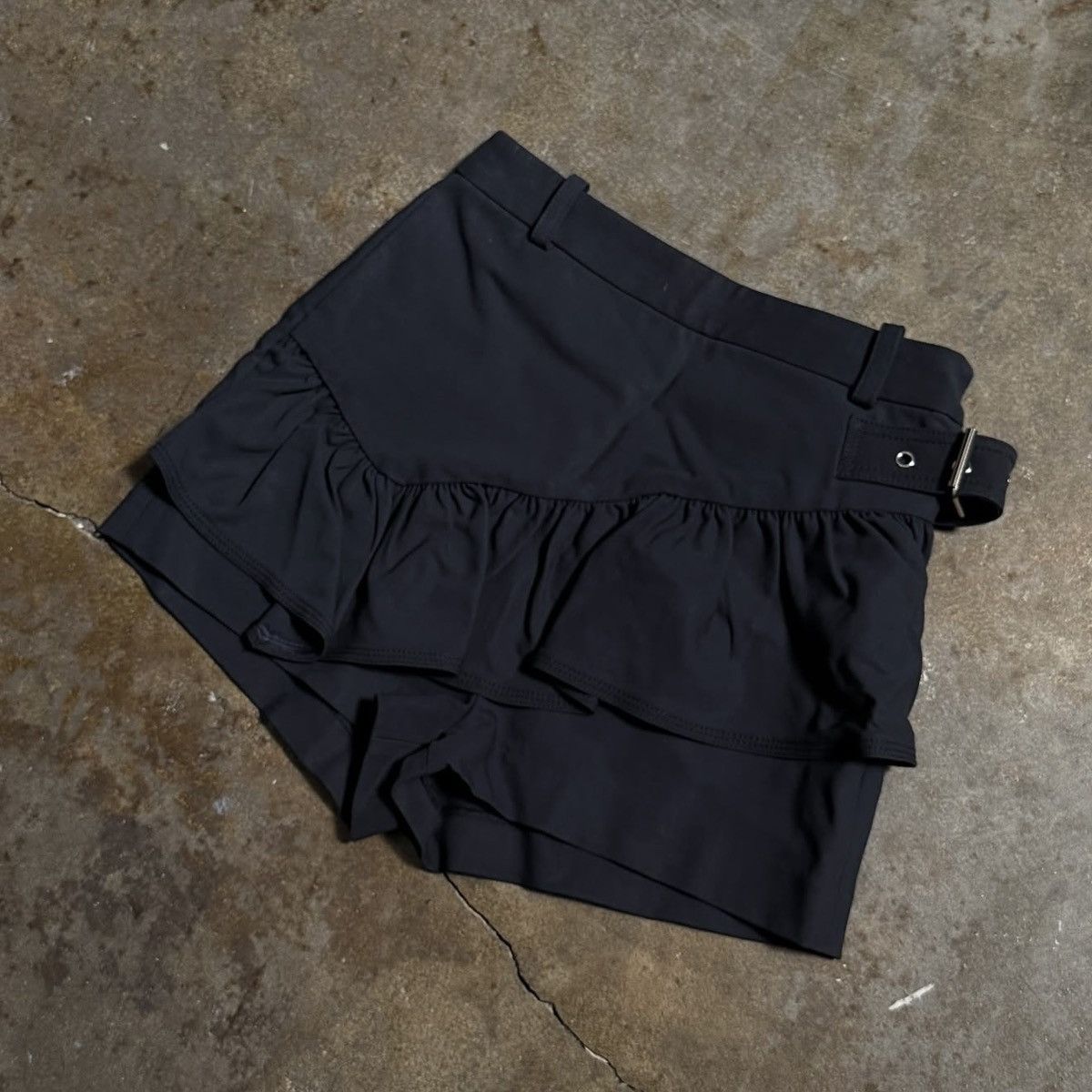 3.1 Phillip Lim 3.1 PHILLIP LIM Navy Ruffle Shorts - 0 Size 25" / US 0 / IT 36 - 2 Thumbnail