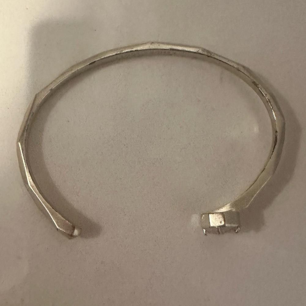 Kendra Scott Kendra Scott Blake Bracelet Iridescent Drusy Silver Cuff Size ONE SIZE - 4 Thumbnail