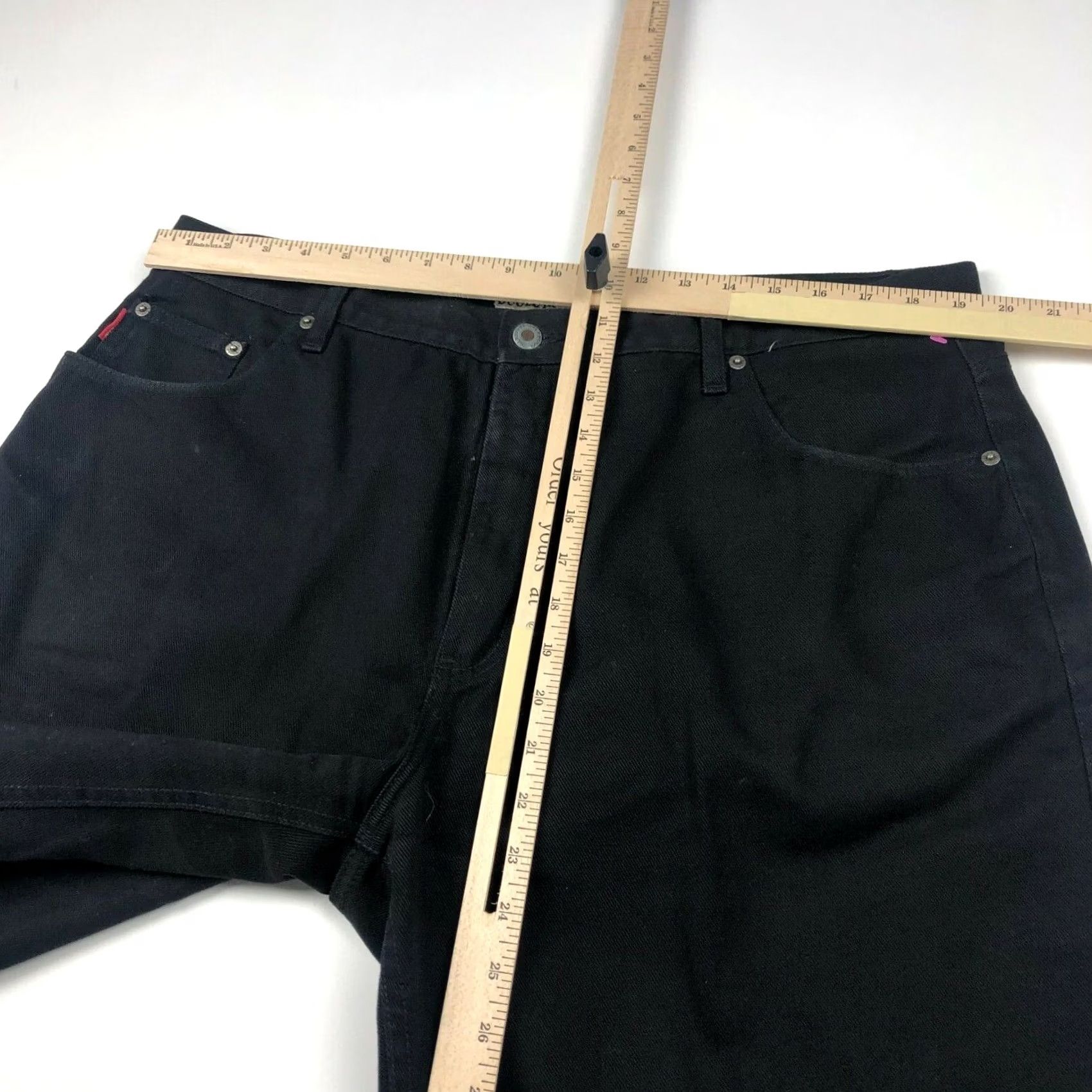 Bugle Boy VINTAGE Bugle Boy Jeans 40W VTG Mens Casual Denim Jean Shorts Black Size US 40 / EU 56 - 4 Thumbnail