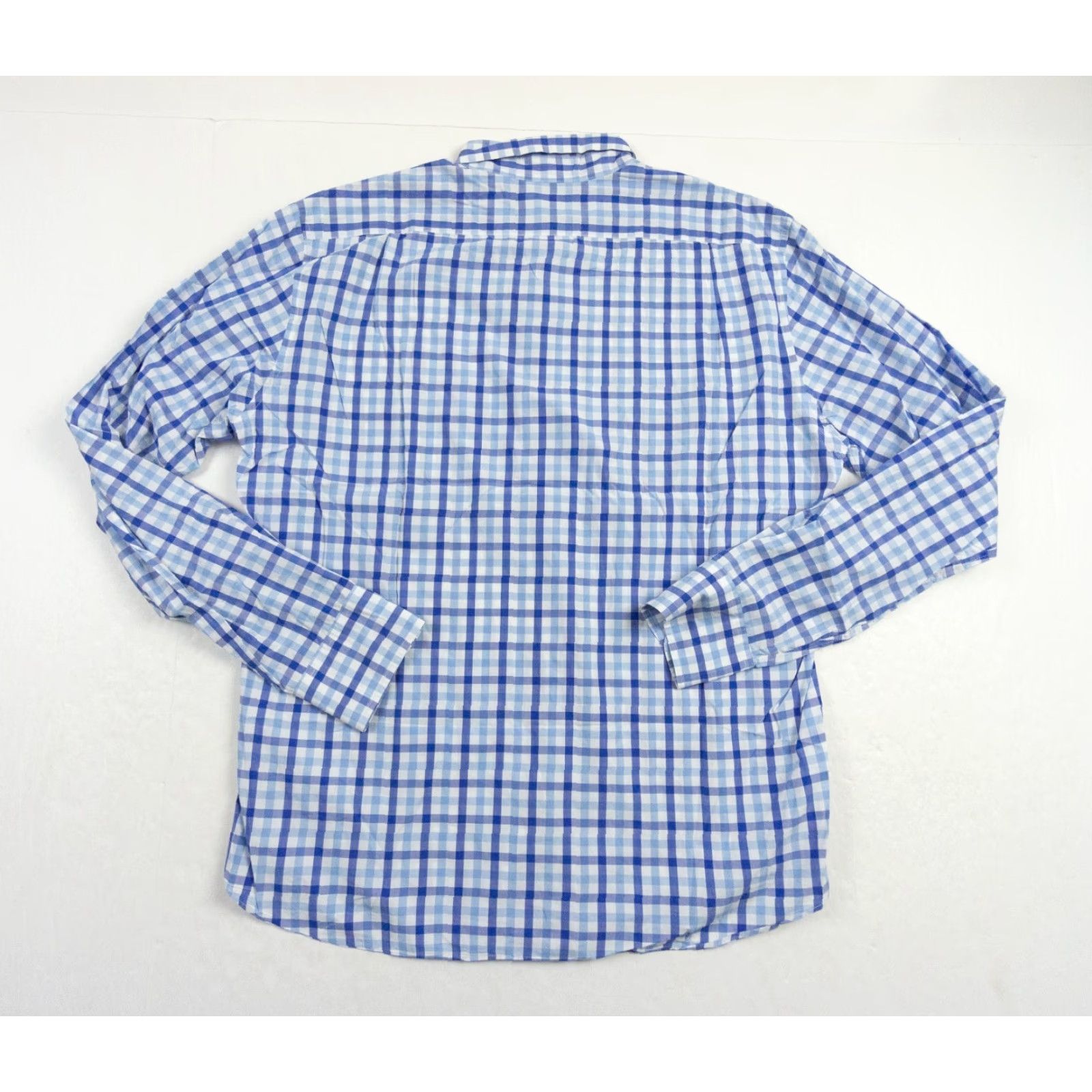 J.Crew VINTAGE? No — JCrew Button-Up Shirt Mens Large Blue Lightweight Plaid Slim Fit Collared Long Sleeve Cotton, Regular, -Gender: Mens Size US L / EU 52-54 / 3 - 4 Thumbnail