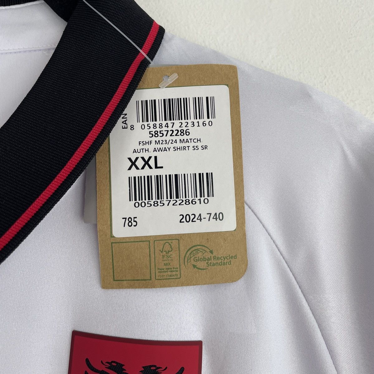 Macron Albania Authentic Away Jersey Shirt Men 2023/2024 size XXL Size US XXL / EU 58 / 5 - 5 Thumbnail