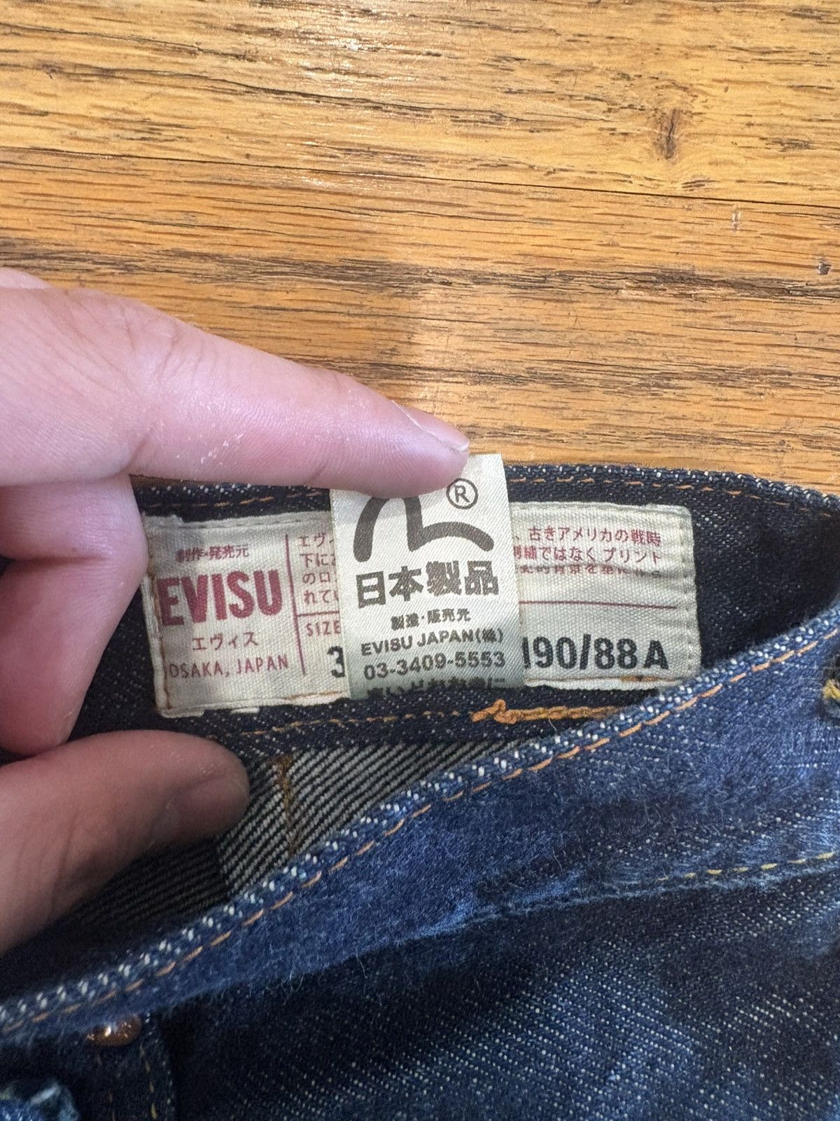 Evisu EVISU Made in Japan Selvedge No. 1 Special Denim seagull Size US 30 / EU 46 - 9 Thumbnail