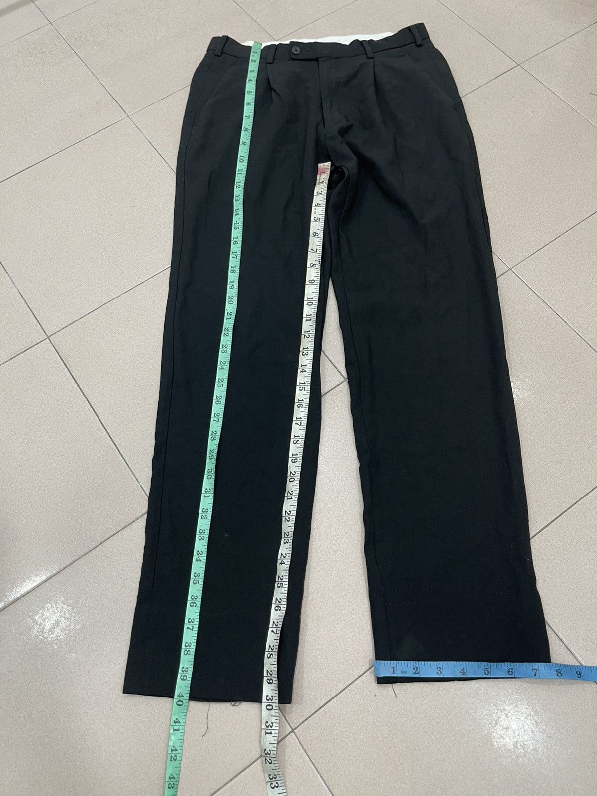 Jean Paul Gaultier Jean Paul GAULTIER HOMME objet Wool Rayon Two Tuck Pants 79 Size US 30 / EU 46 - 12 Thumbnail
