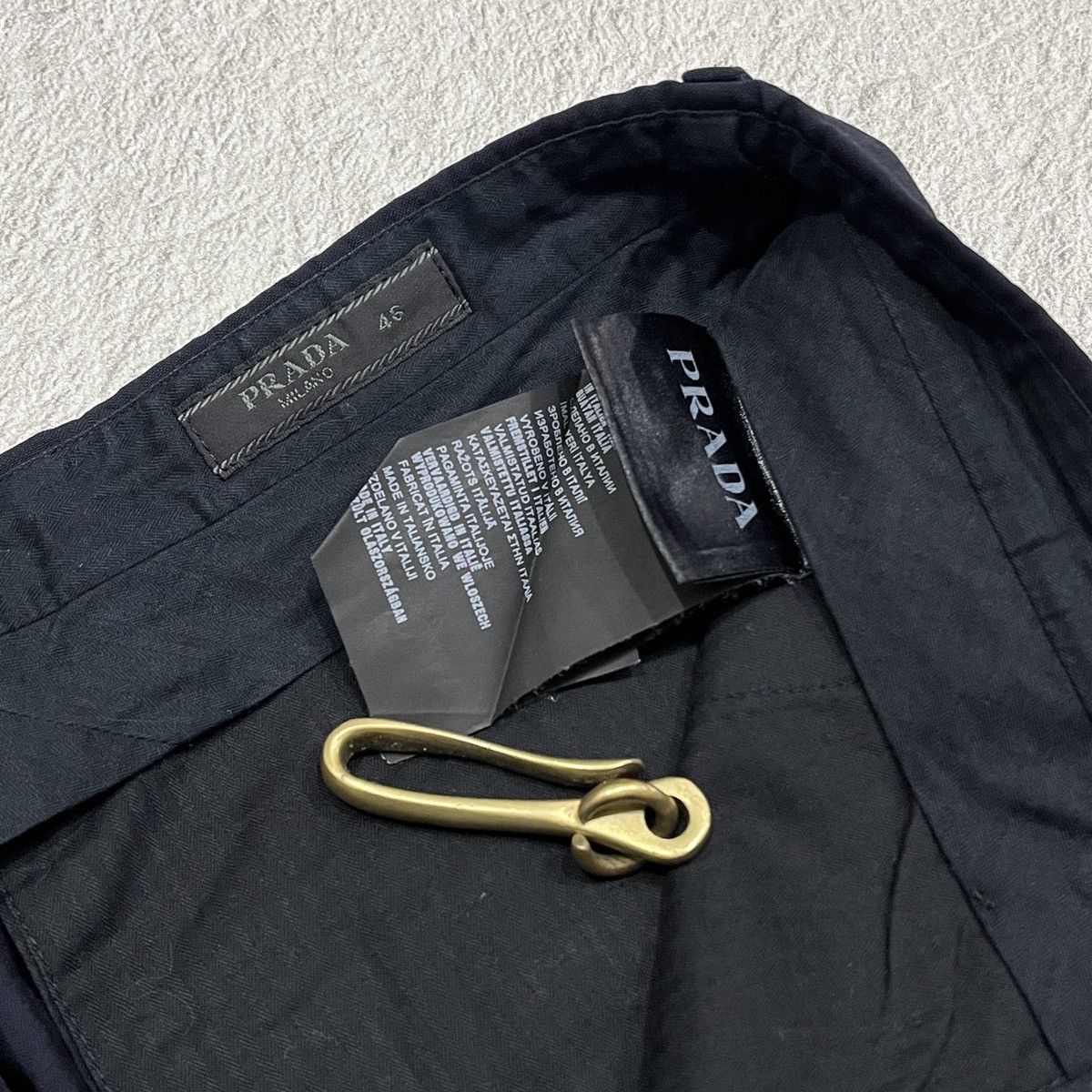 Prada Prada Button Fly Trouser Pants Size 32" / US 10 / IT 46 - 4 Thumbnail