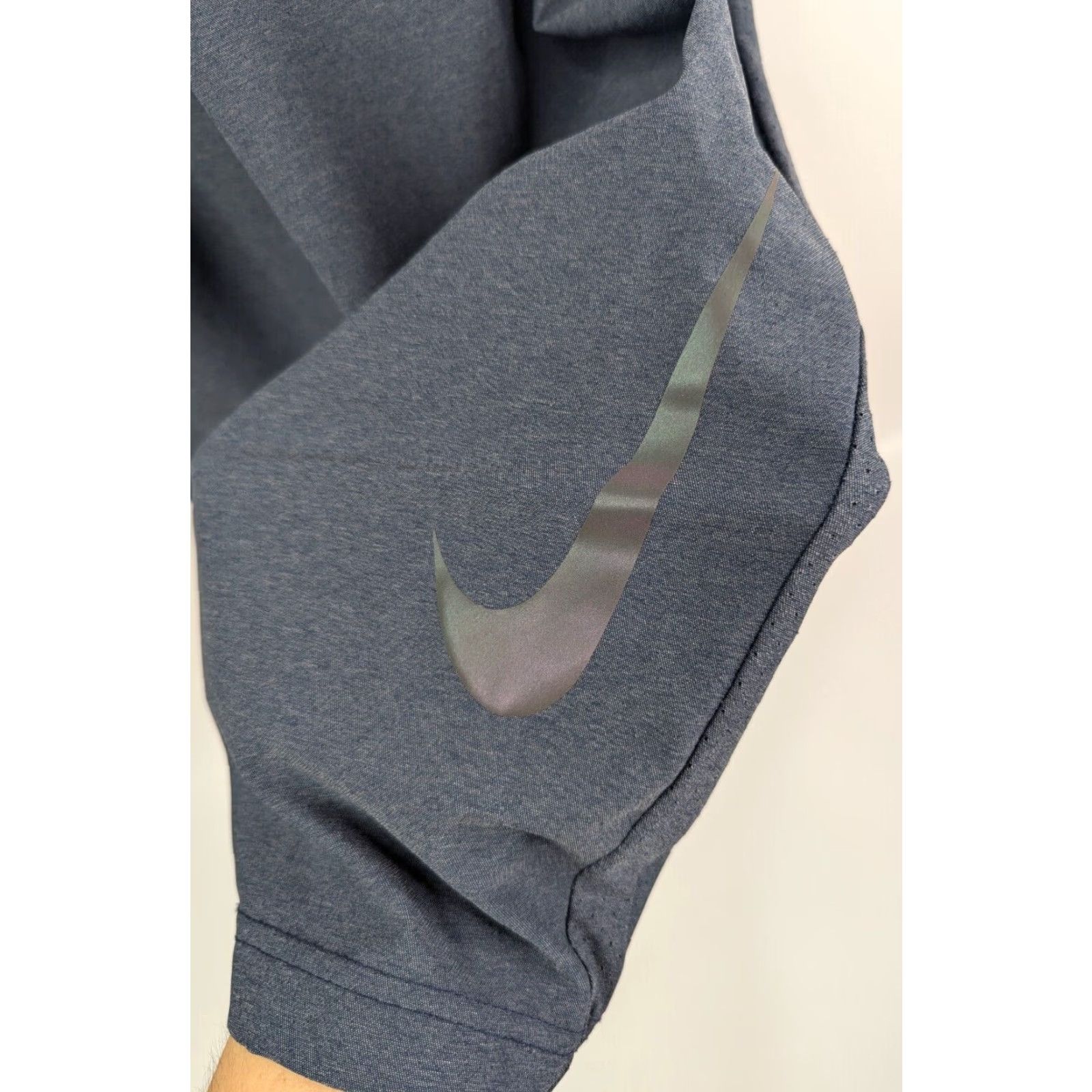 Nike Nike Shield Mens Large Pants Navy Blue Drawstring Pockets Workout Basketball Track Pants Size US 33 - 3 Thumbnail