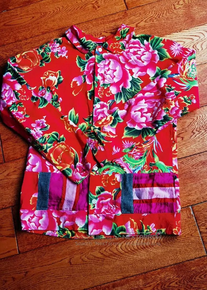 Comme des Garcons Comme des Garcons Dragon and phoenix patterned top, cotton Size S / US 4 / IT 40 - 1 Thumbnail
