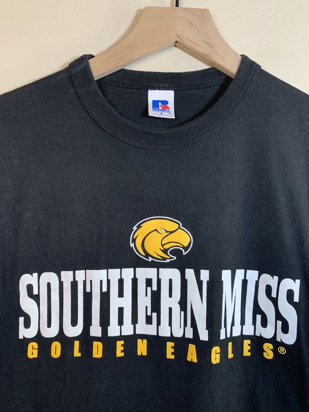 Russell Athletic × Vintage *RARE* Vintage Southern Miss Golden Eagles Russell T-Shirt Size US S / EU 44-46 / 1 - 2 Thumbnail