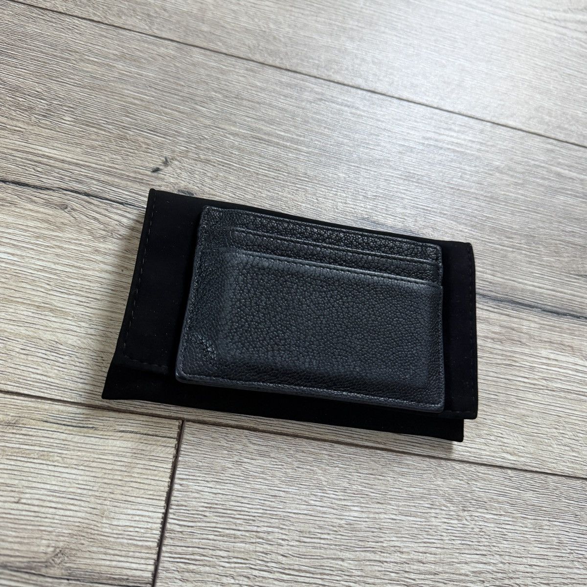 Chanel Chanel wallet card holder black leather Size ONE SIZE - 5 Thumbnail