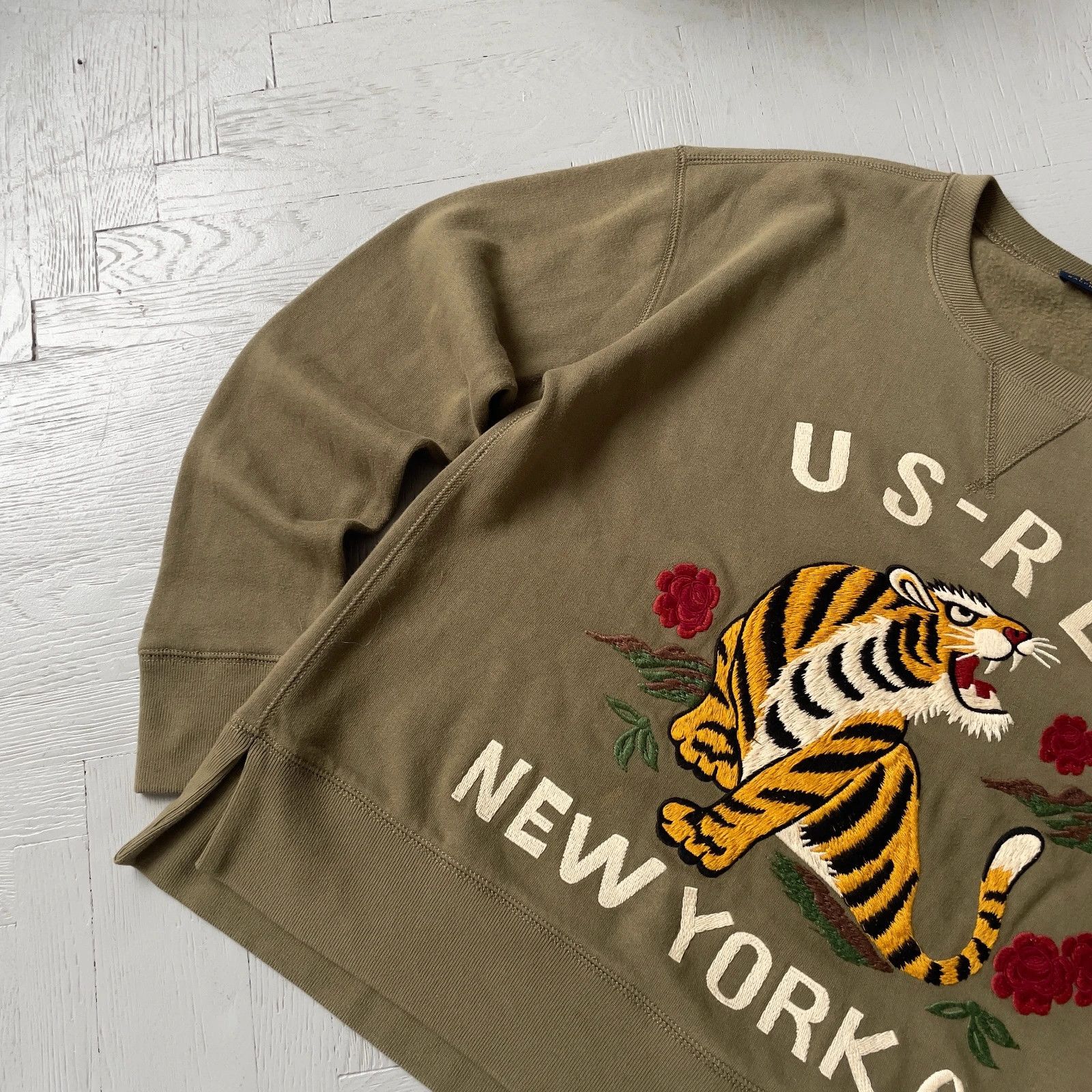 Polo Ralph Lauren Polo by Ralph Lauren Military Sweatshirt Khaki Size US XS / EU 42 / 0 - 2 Thumbnail
