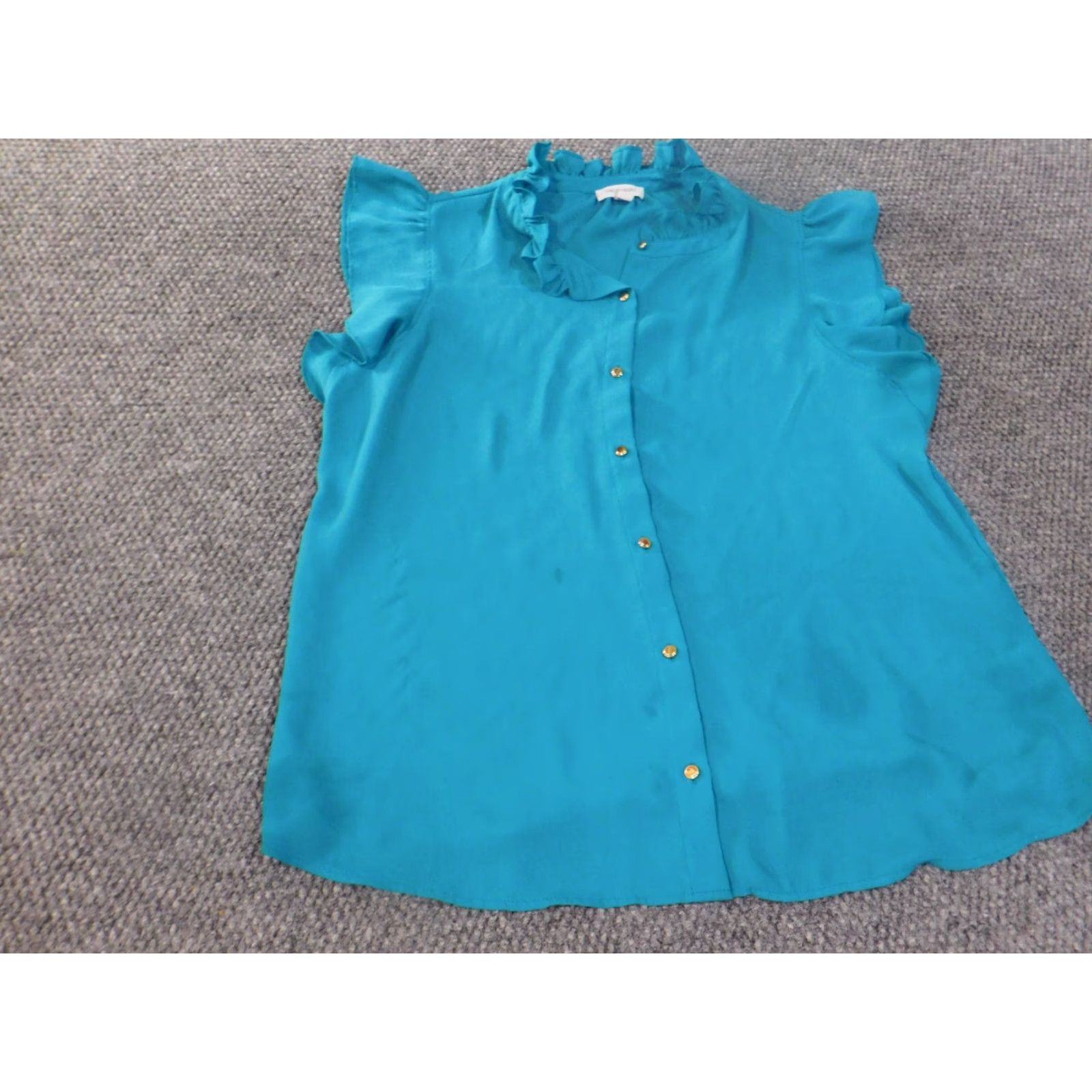 Calvin Klein Calvin Klein top XL sleeveless Womens button up casual tank classic Size XL / US 12-14 / IT 48-50 - 3 Thumbnail