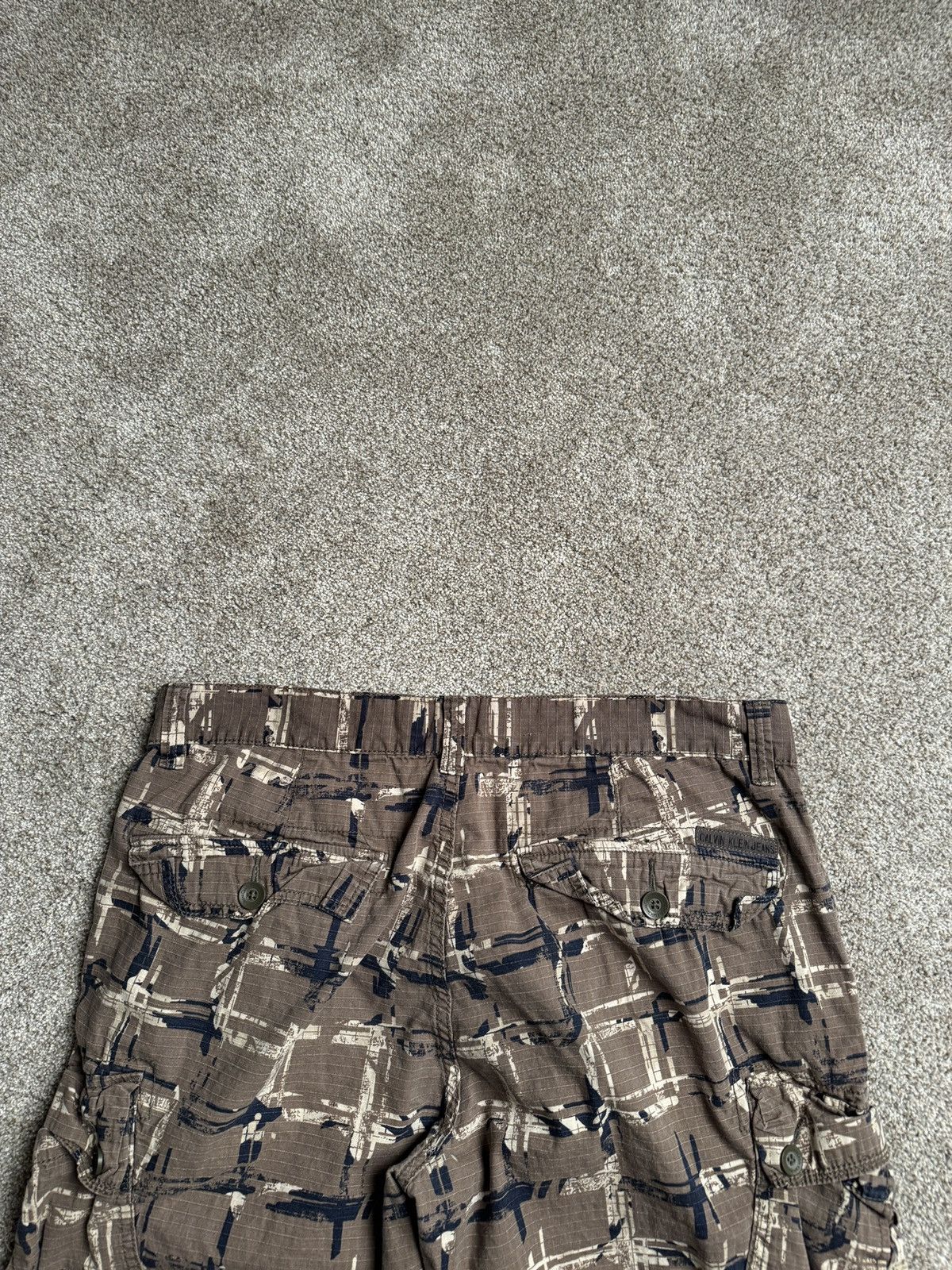 Calvin Klein CALVIN KLEIN JEANS “CHECKERED CAMO” SHORTS Size US 35 - 5 Thumbnail