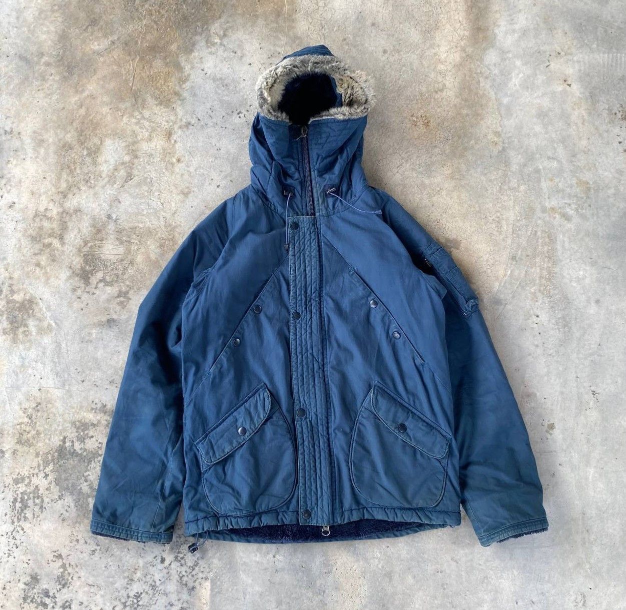 Nonnative VINTAGE NONNATIVE MILITARY COLD JACKET SHERPA FUR HOODIE Size US M / EU 48-50 / 2 - 4 Thumbnail