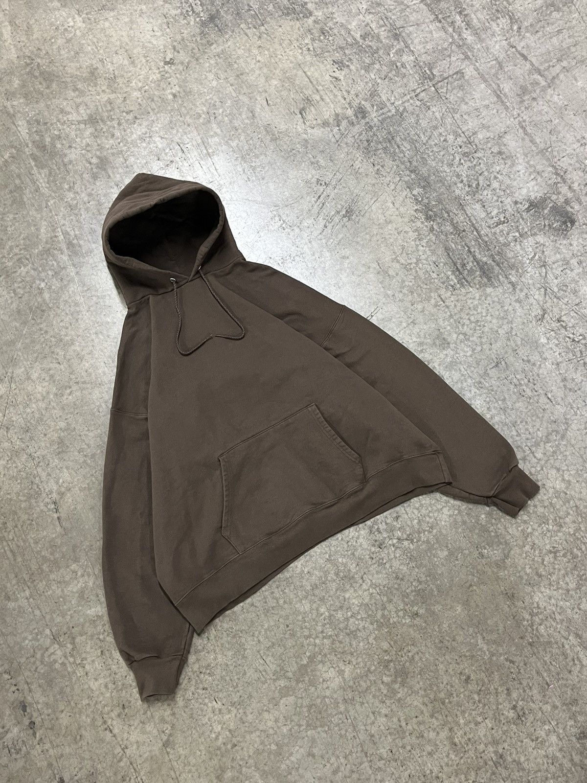 Russell Athletic × Vintage Vintage mocha brown earth tone blank boxy hoodie rare hype Size US XL / EU 56 / 4 - 3 Thumbnail