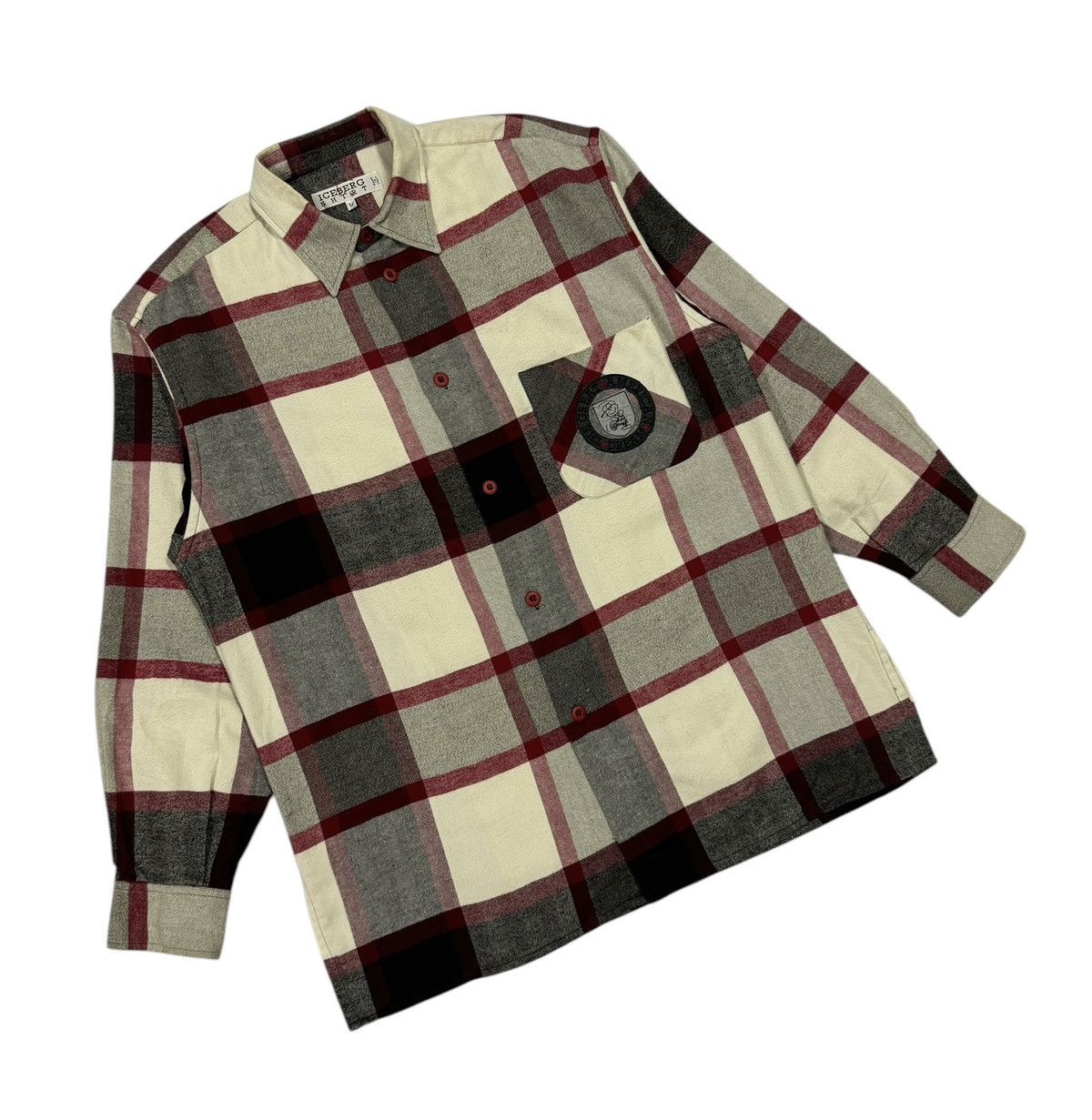 Iceberg × Vintage Iceberg X Peanuts United Feature Syndicate Tartan Flannel Size US M / EU 48-50 / 2 - 5 Thumbnail
