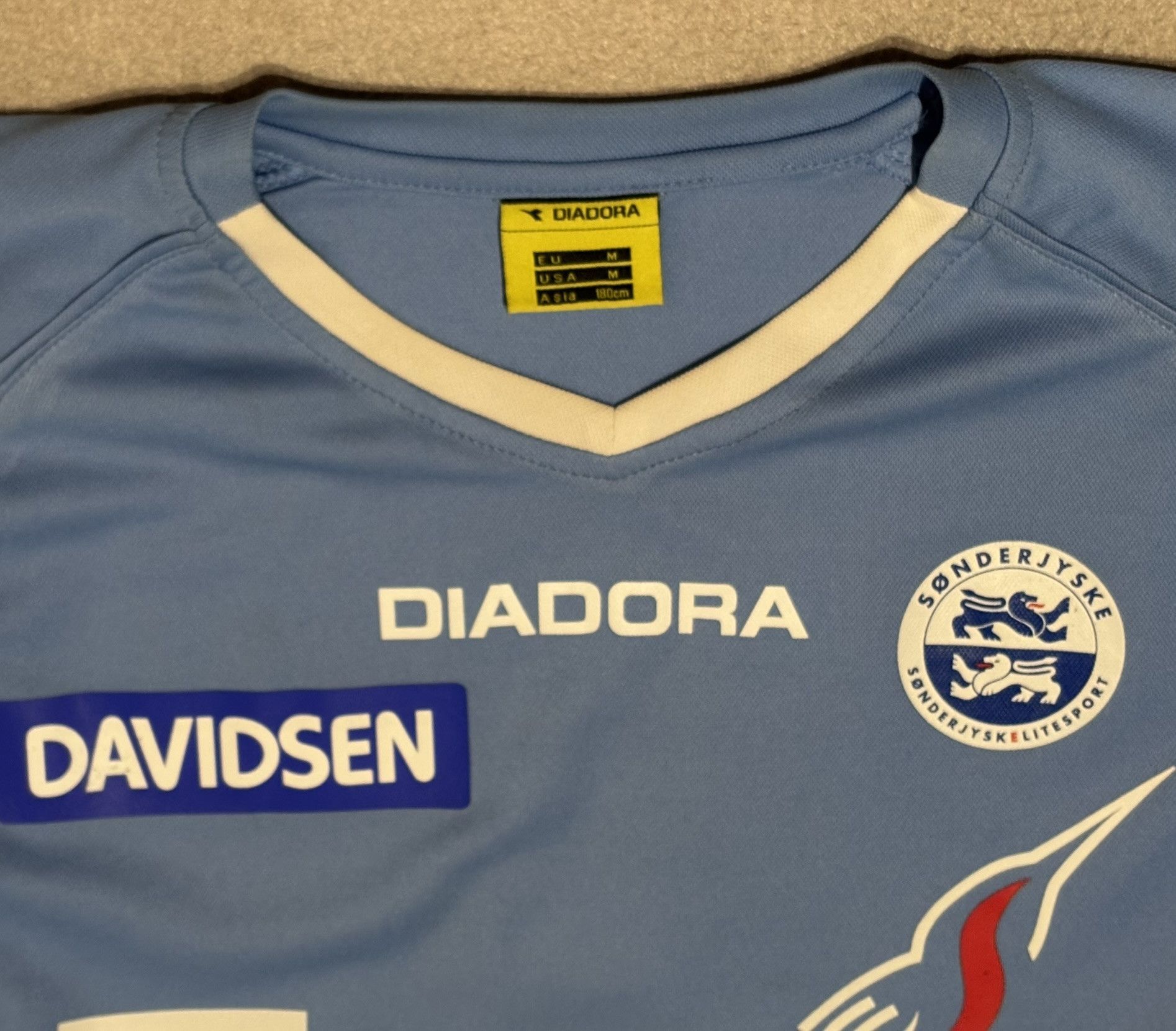 Diadora SonderjyskE 2013/2014 Christensen #7 Diadora Player Issue Size US M / EU 48-50 / 2 - 11 Thumbnail