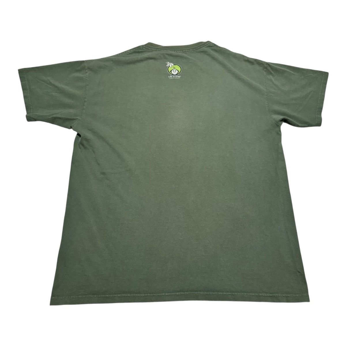 Vintage Vintage Life is Crap Golfing Green Faded Shirt Men's Large Size US L / EU 52-54 / 3 - 3 Thumbnail