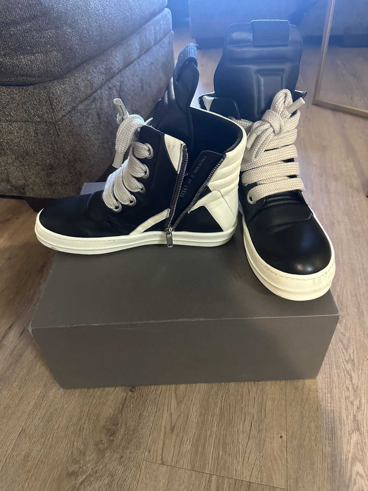 Rick Owens Rick Owens Geobasket jumbo Size US 11 / EU 44 - 1 Thumbnail