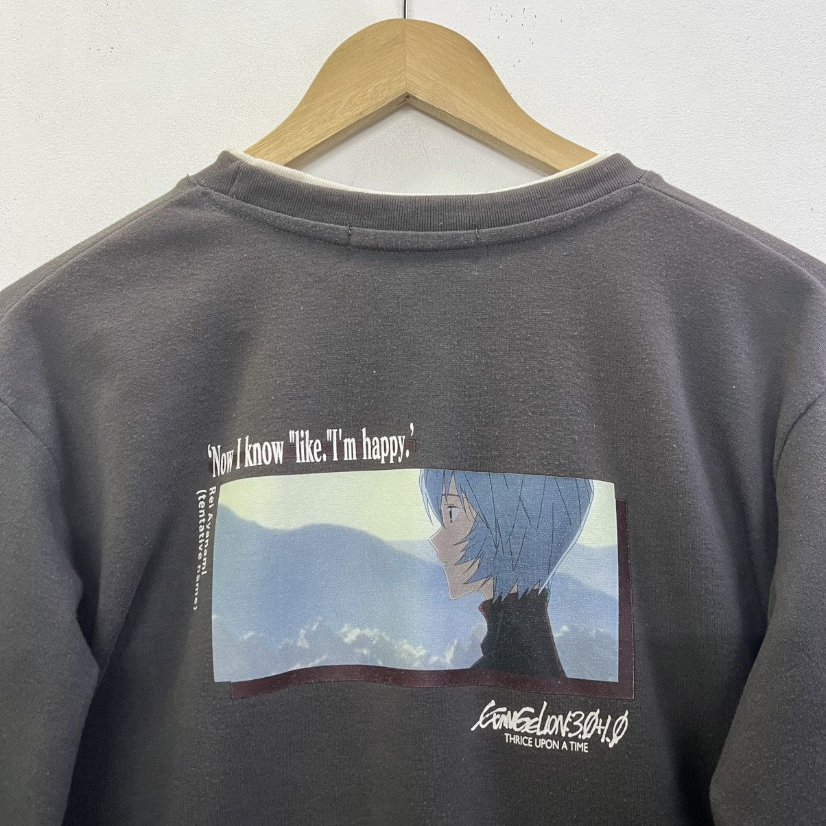 Anime Evangelion Rei Ayanami Backprint Long Sleeve shirt Size US M / EU 48-50 / 2 - 3 Thumbnail