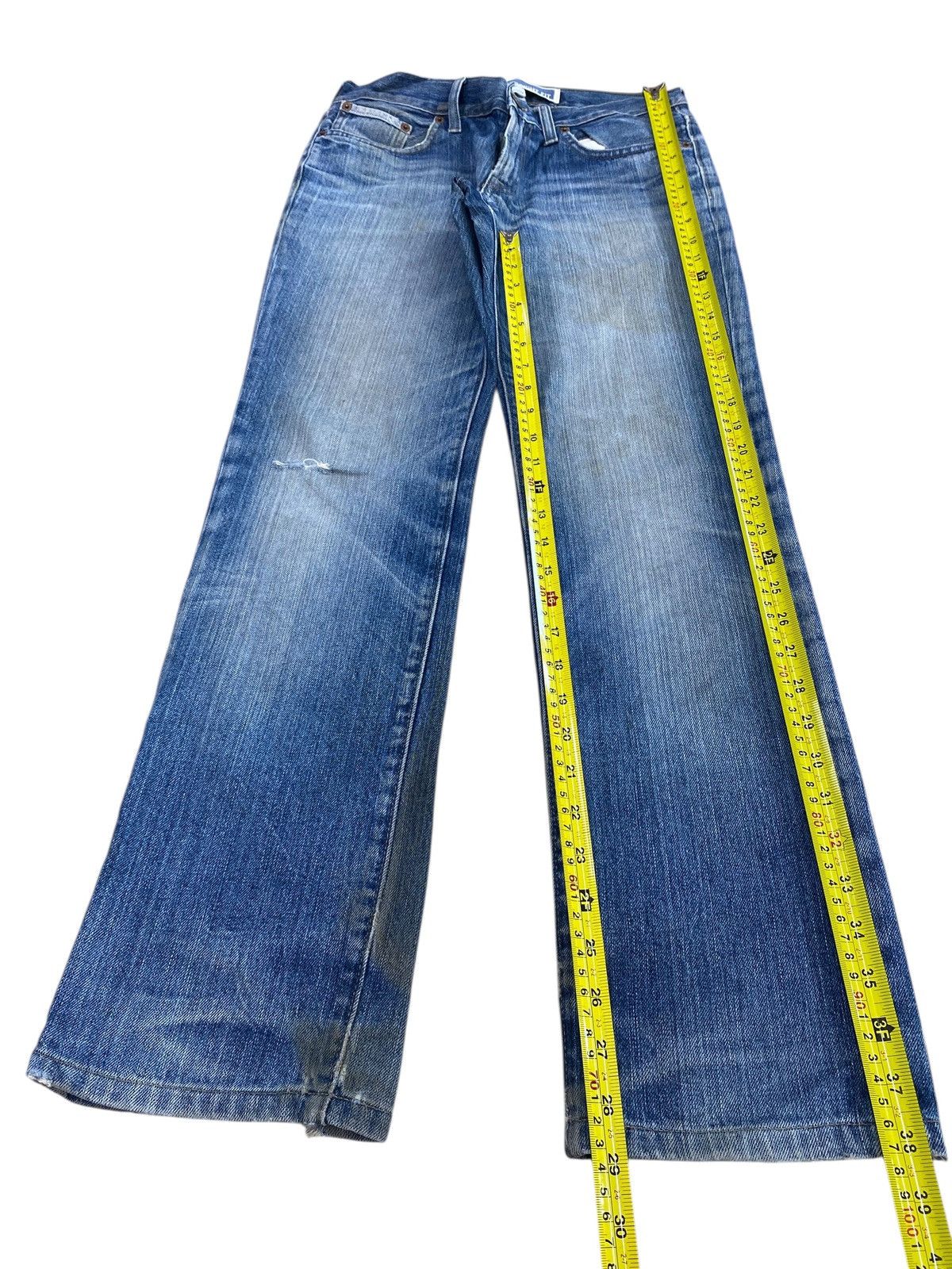 Gap Gap Whiskers Faded Wash Style Straight Cut Jeans Size US 29 - 7 Thumbnail
