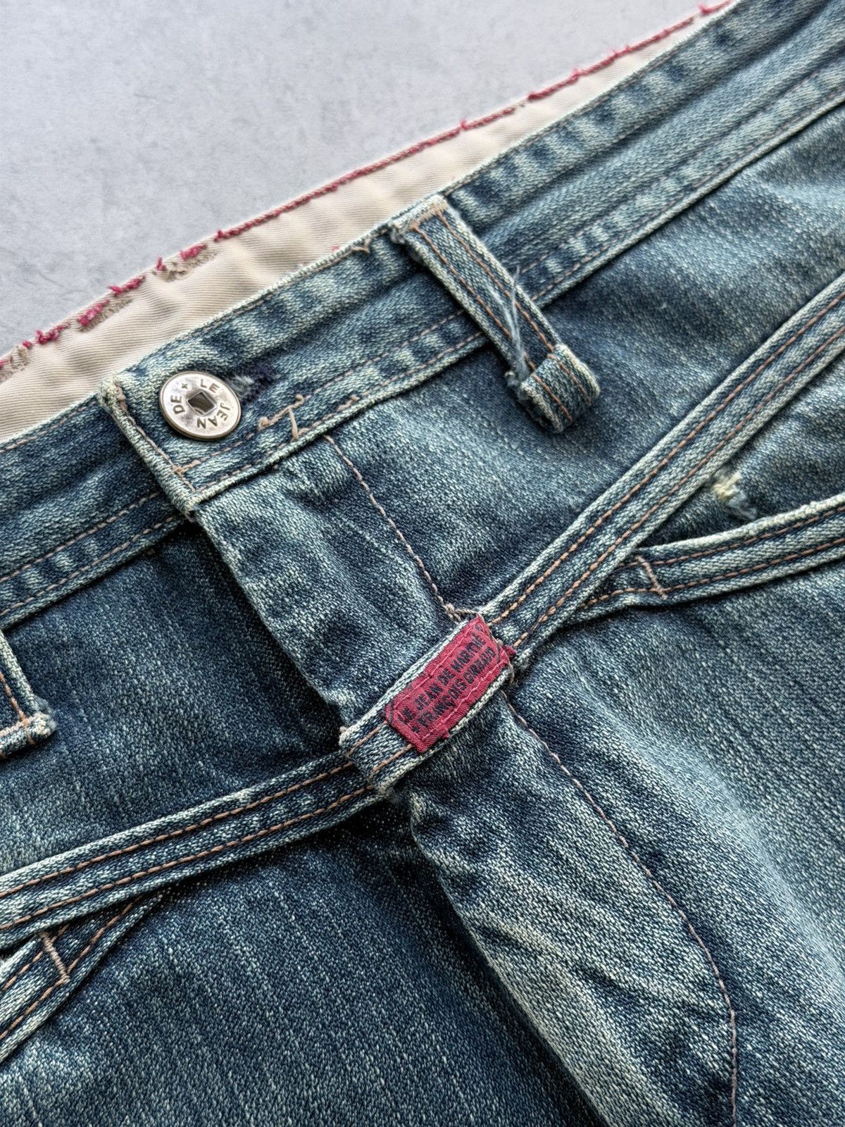 Marithe + Francois Girbaud Archive 00s Marithe + Francois Girbaud Washed Denim Jeans Size US 31 - 7 Thumbnail