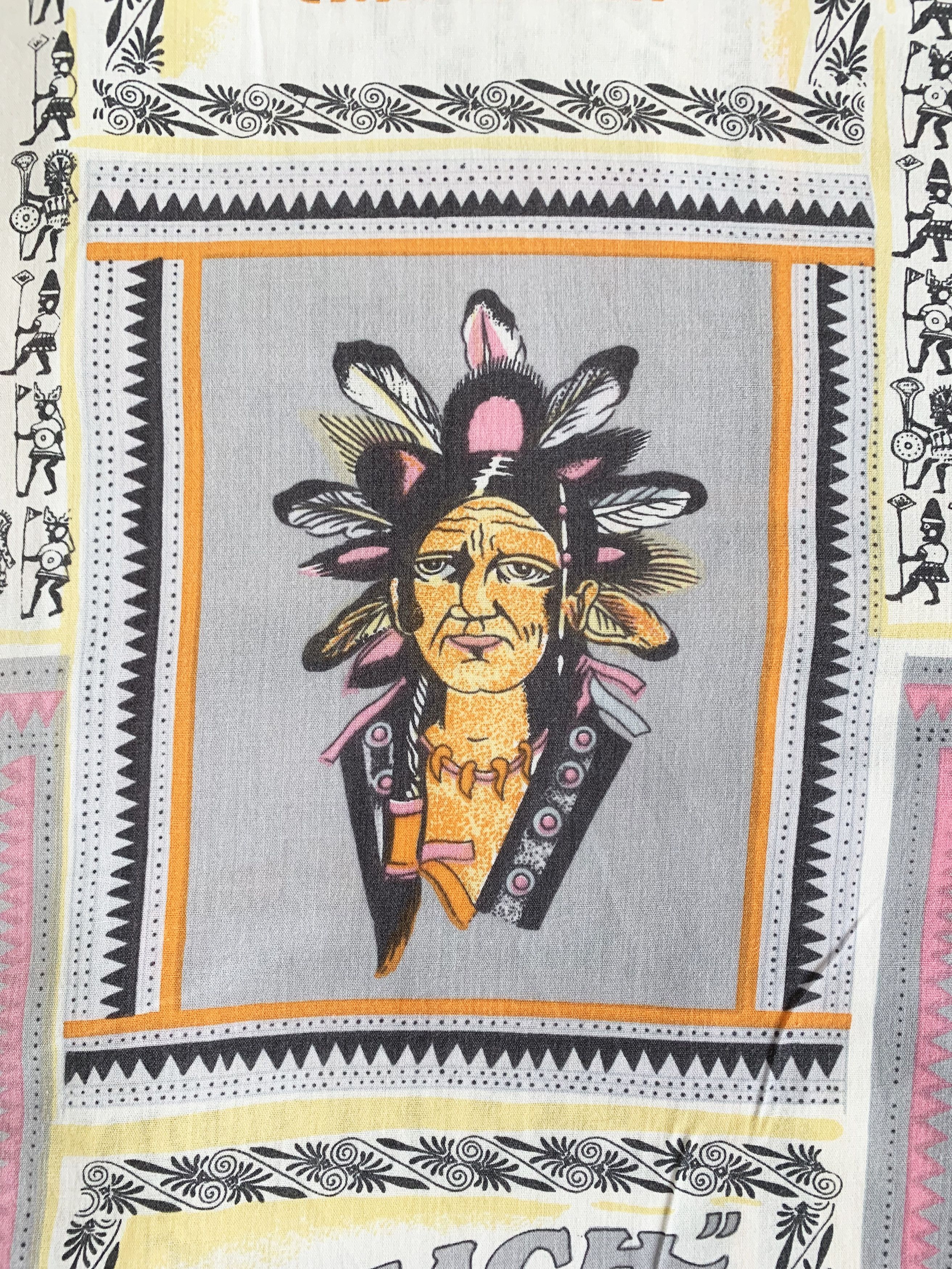 Tom Tailor Vintage 80s 90s TOM TAILOR Button Up Shirt Native Americans Size US L / EU 52-54 / 3 - 7 Thumbnail