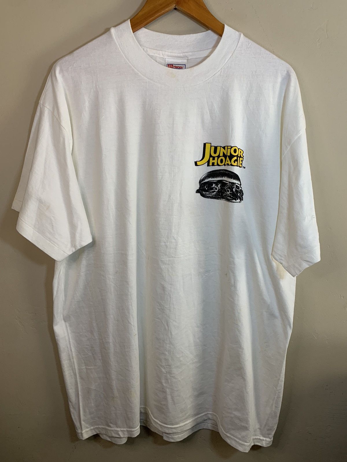 Vintage RARE* Vintage 90s Wawa Hoagie Sandwich Single Stitch T-Shirt Size US XL / EU 56 / 4 - 2 Thumbnail