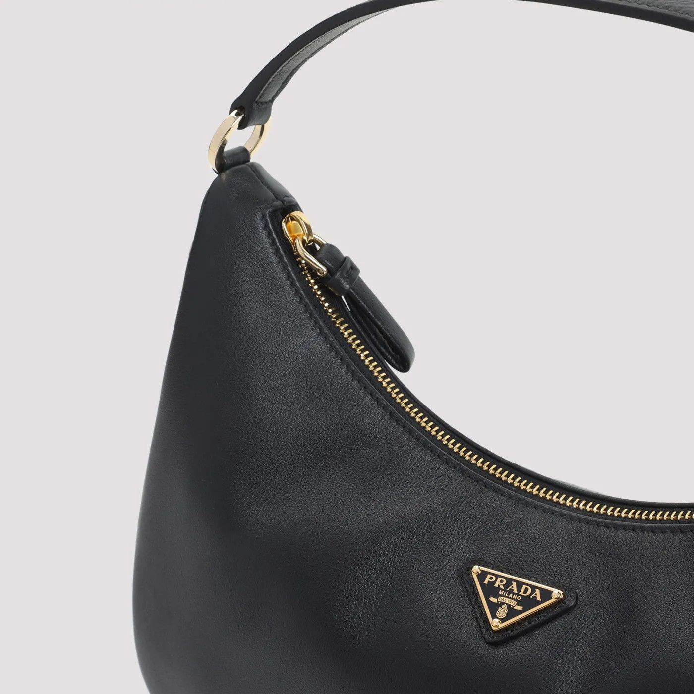 Prada PRADA Black Leather Top Handle Bag New & Authentic Size ONE SIZE - 4 Thumbnail