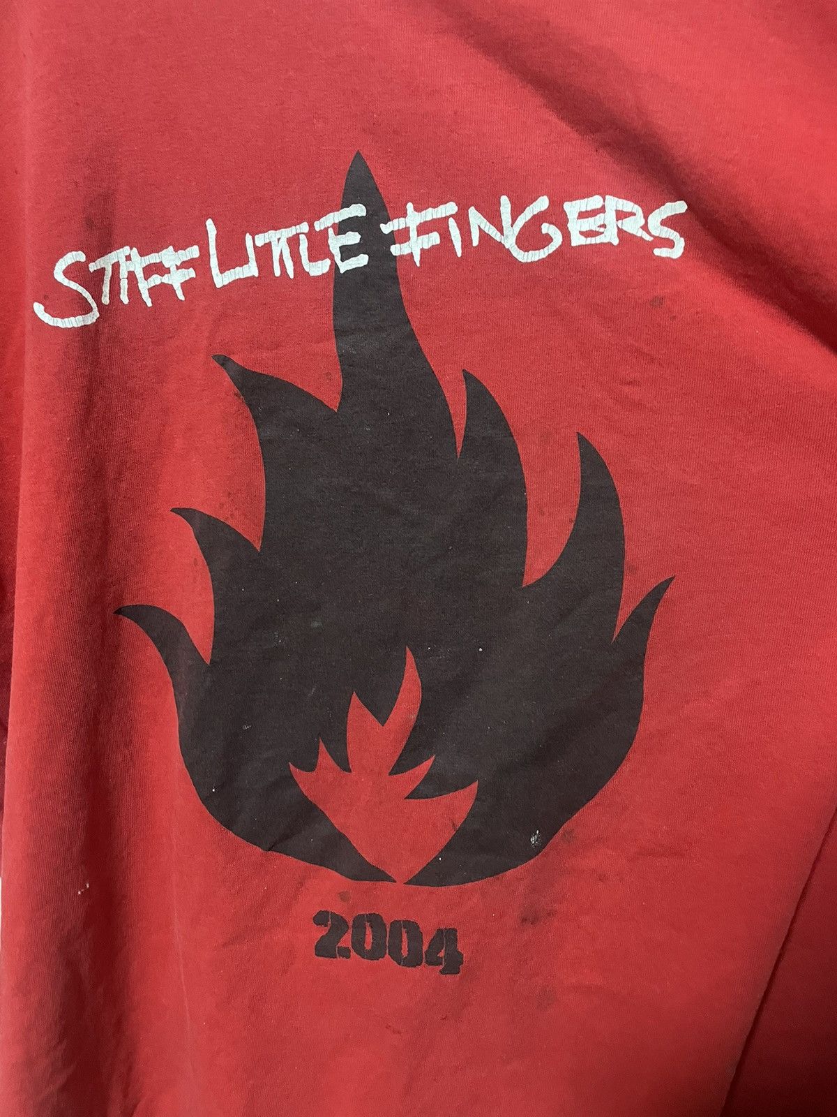 Band Tees Vintage Stiff Litlle Fingers 2004 Tour Tee Size US XL / EU 56 / 4 - 4 Thumbnail