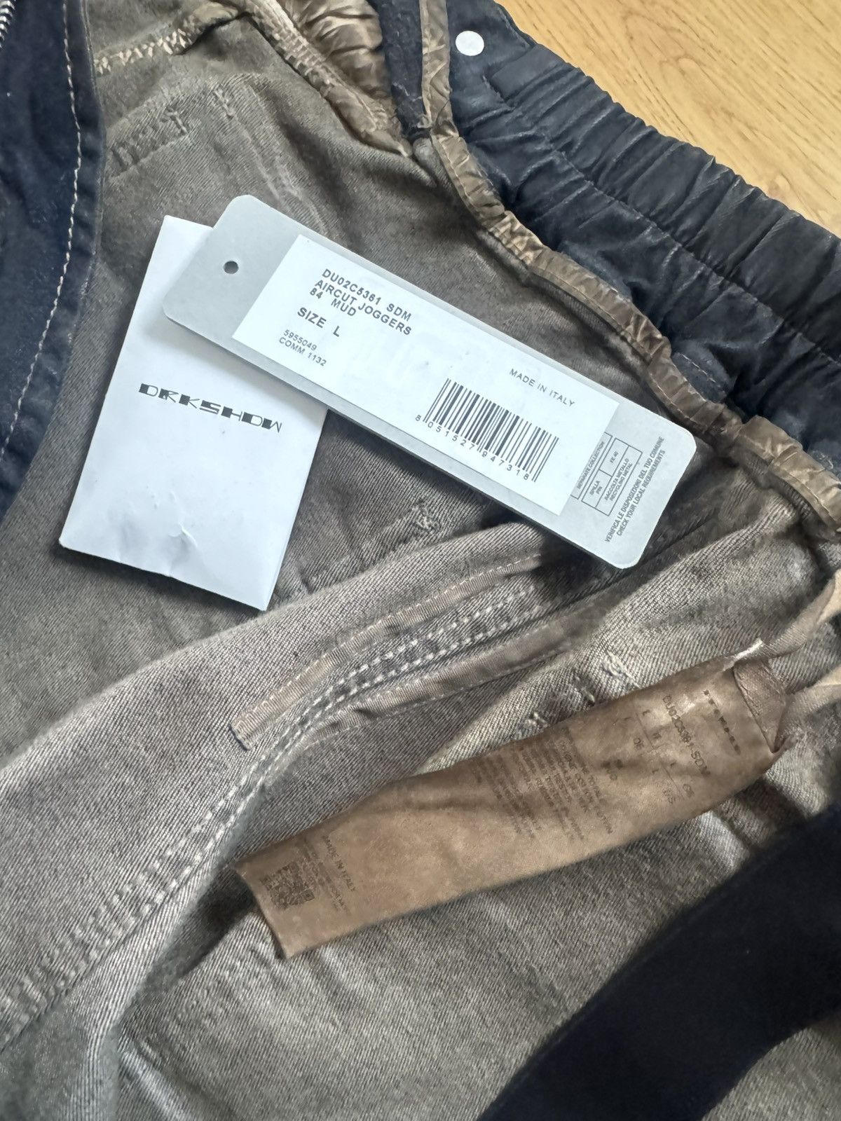 Rick Owens Drkshdw Aircut Denim „Mud“ Size US 32 / EU 48 - 8 Thumbnail