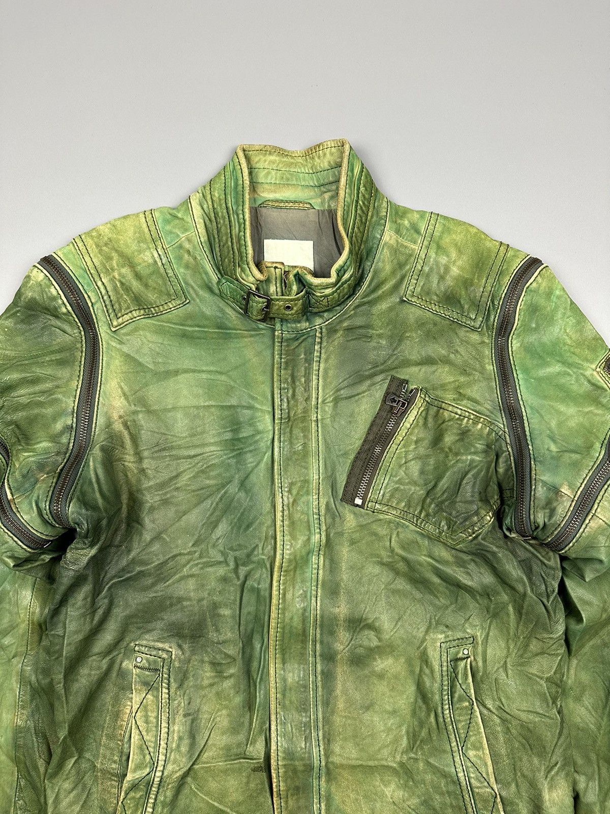 Diesel 🔥Very Rare🔥Vintage Diesel Leather Jacket Size US M / EU 48-50 / 2 - 7 Thumbnail