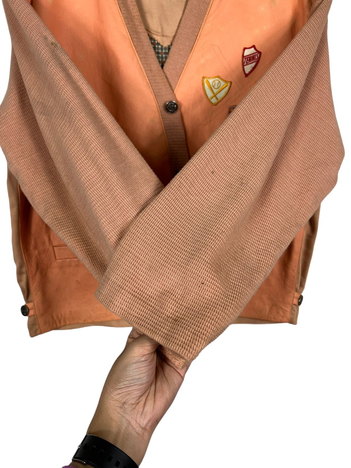 Other 🔥 80s VINTAGE HYBRID CARDIGAN JACKET MADE IN FRANCE Size US M / EU 48-50 / 2 - 12 Thumbnail