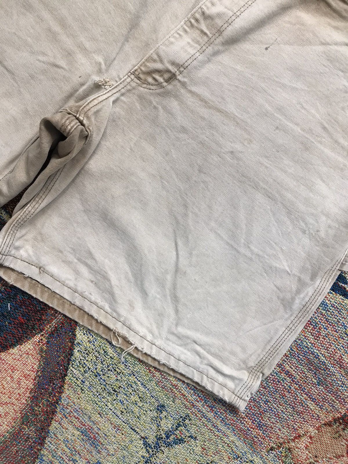 Carhartt 90sVintage Carharttt WU1906 sunfaded carpenter denim short Size US 42 / EU 58 - 5 Thumbnail