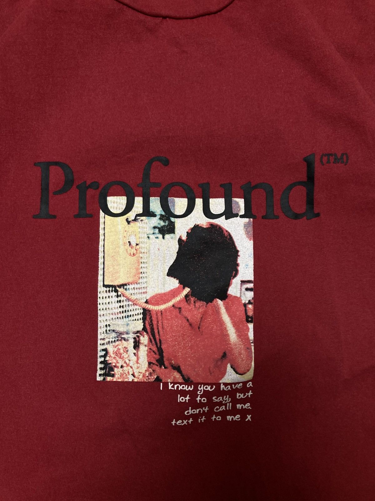 Profound Aesthetic × Vintage Profound Aesthetic Big Logo T-Shirt Size US XL / EU 56 / 4 - 5 Thumbnail