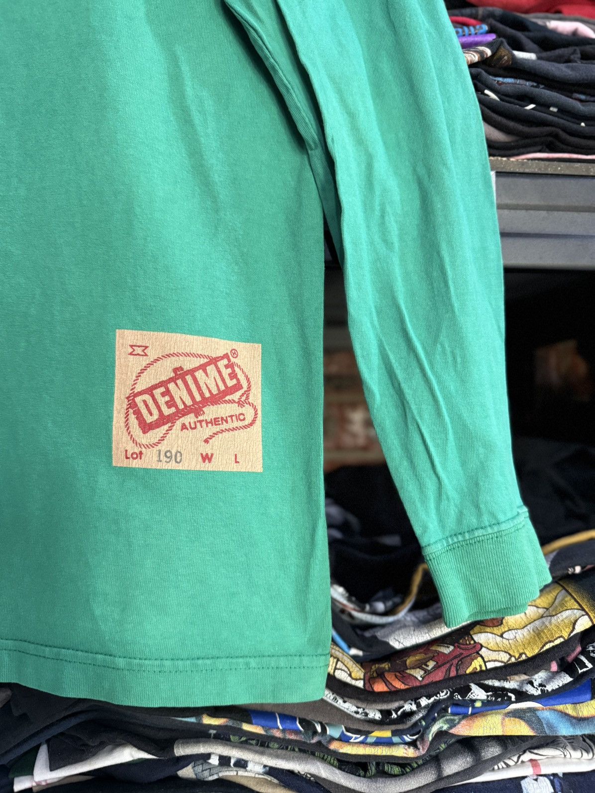 Denime × Japanese Brand × Vintage Vintage Guides Denime Veritable Sun Faded Tee Size US L / EU 52-54 / 3 - 6 Thumbnail