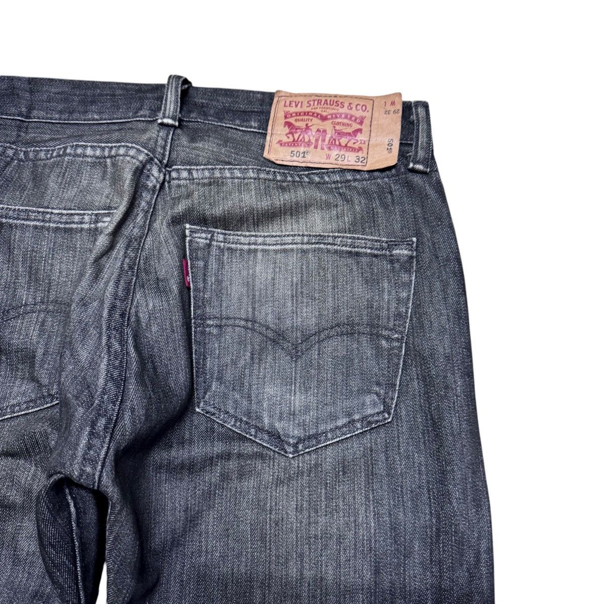 Levi's Levis 501 Black Denim Jeans Size US 30 / EU 46 - 11 Thumbnail