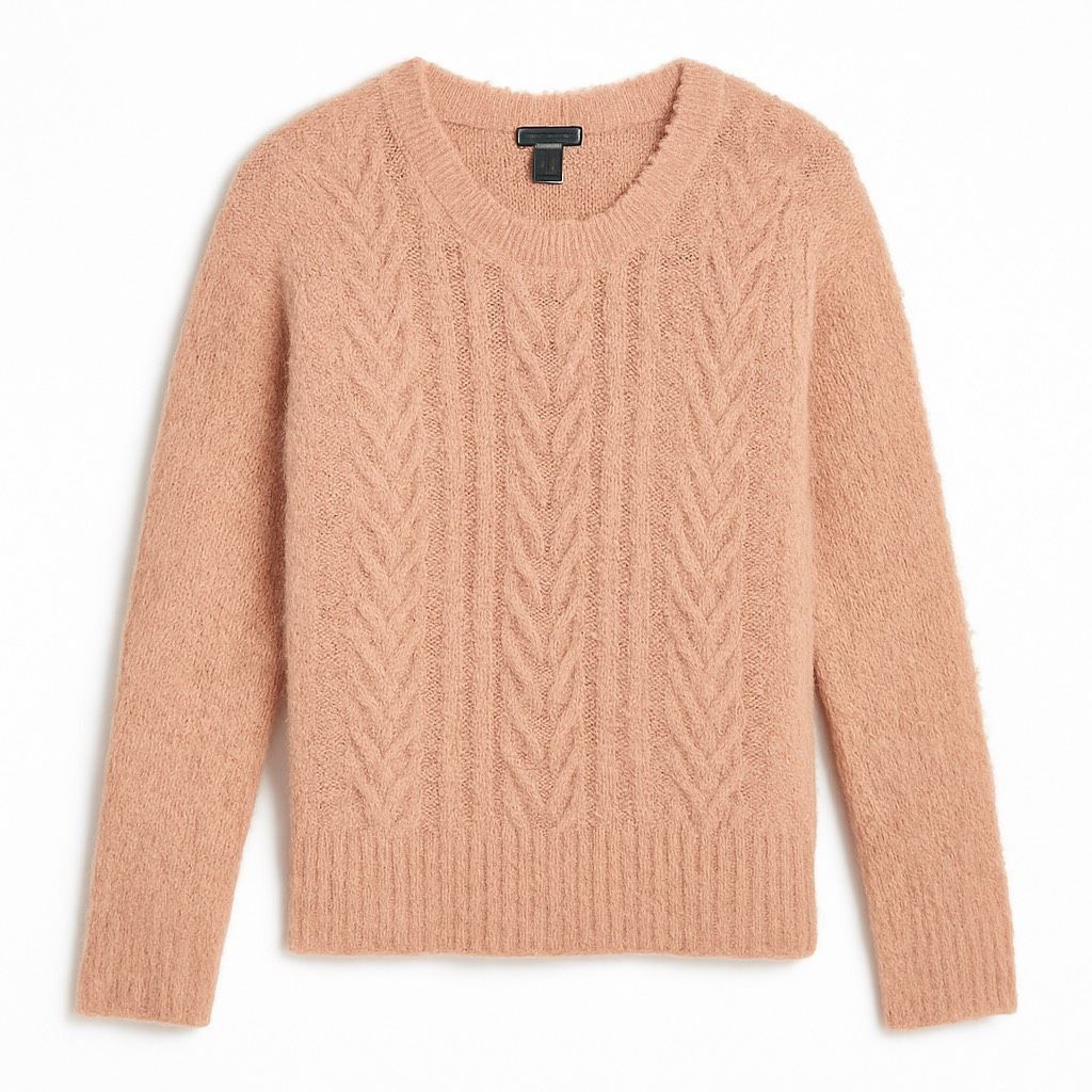 Anthropologie CHELSEA28 x Anthropologie Wool Cashmere Blend Textured Fuzzy Size XS / US 0-2 / IT 36-38 - 1 Thumbnail
