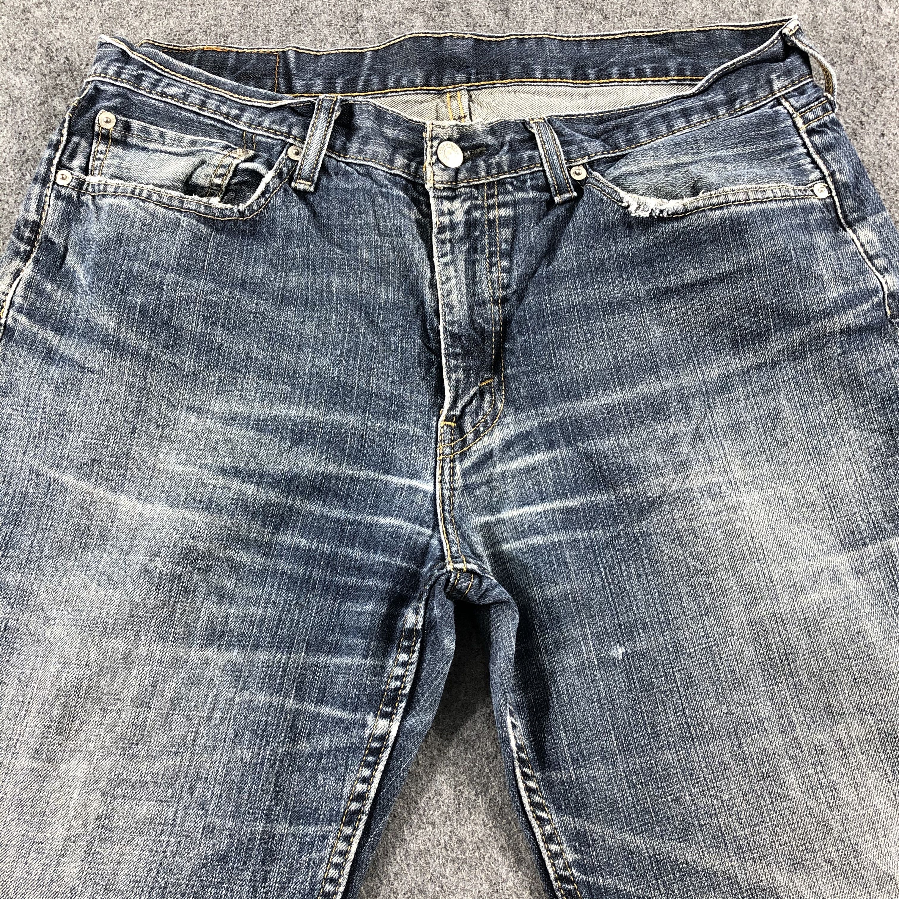 Levi's Vintage Faded Black Levis 514 Jeans-J2649 Size US 35 - 3 Thumbnail