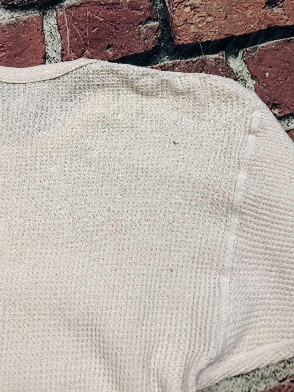 Other Vintage Morgan Mills Thermal Shirt Waffle Knit Cotton Works Size US XL / EU 56 / 4 - 9 Thumbnail