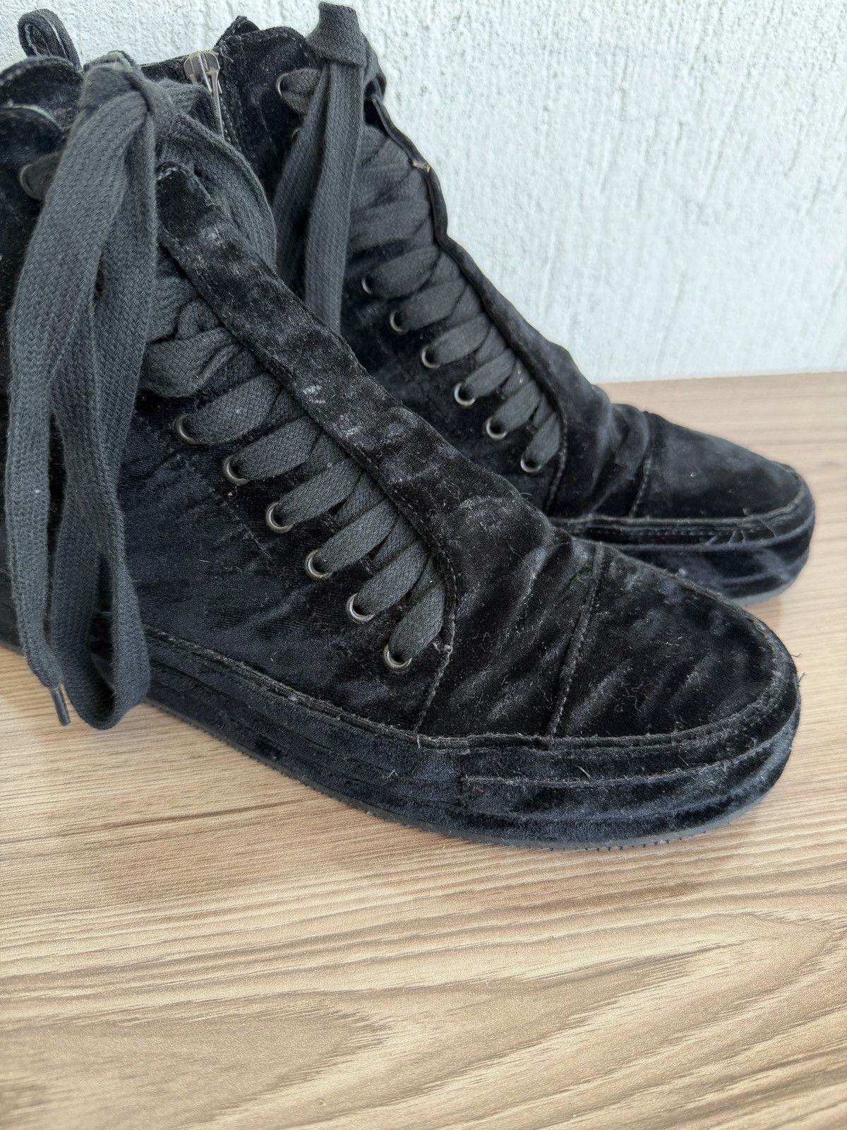 Ann Demeulemeester 🕷️Scamosciato velvet sneaker Size US 8.5 / EU 41-42 - 3 Thumbnail