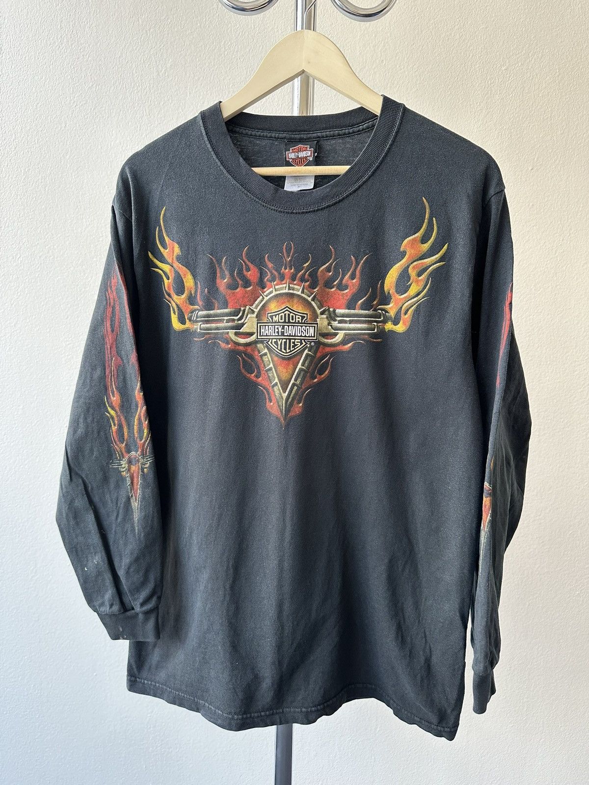 Harley Davidson × Vintage Vintage Harley Davidson Flames 2003 