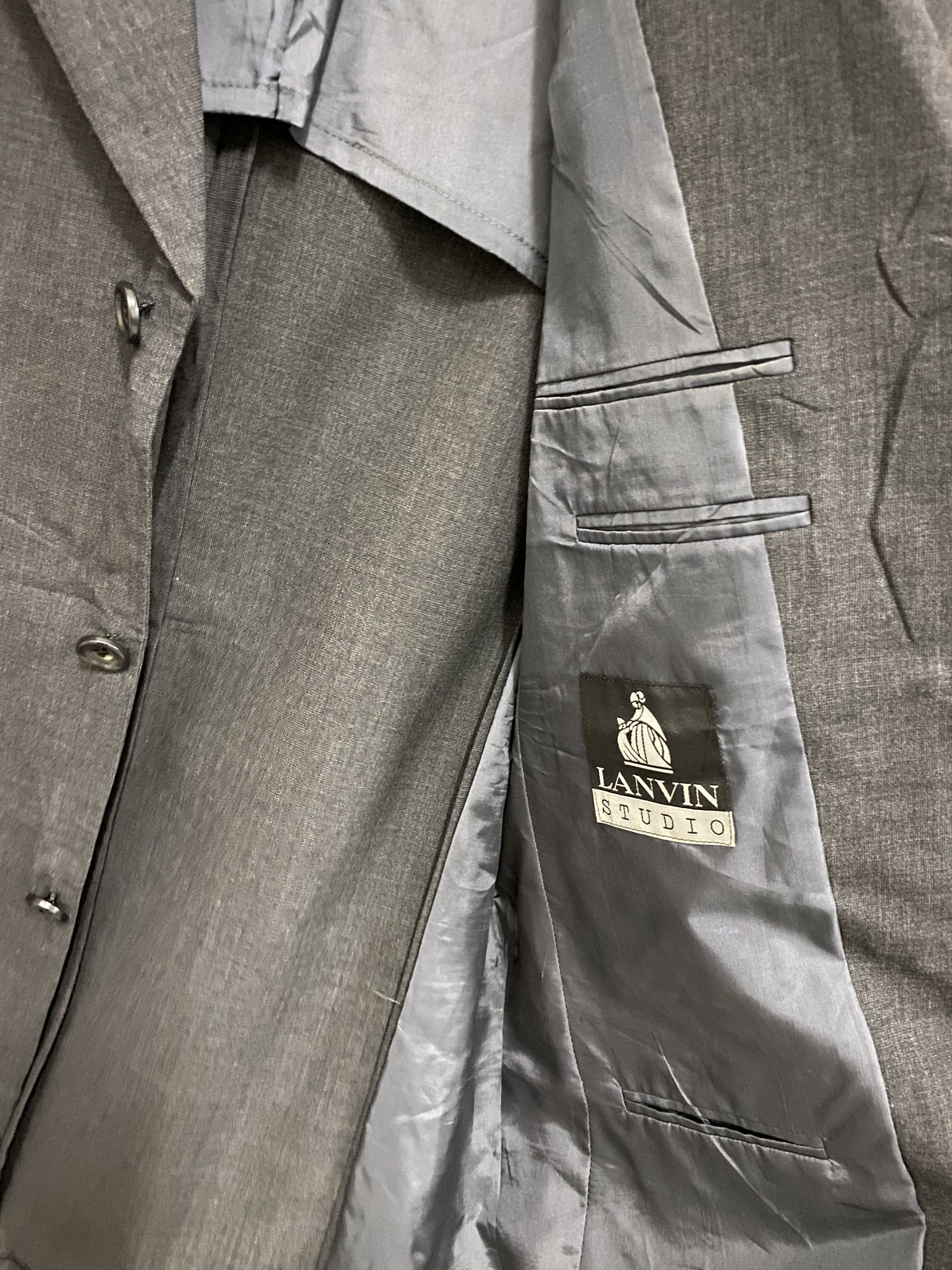 Lanvin Lanvin Studio Blazer Coat Size 44R - 3 Thumbnail