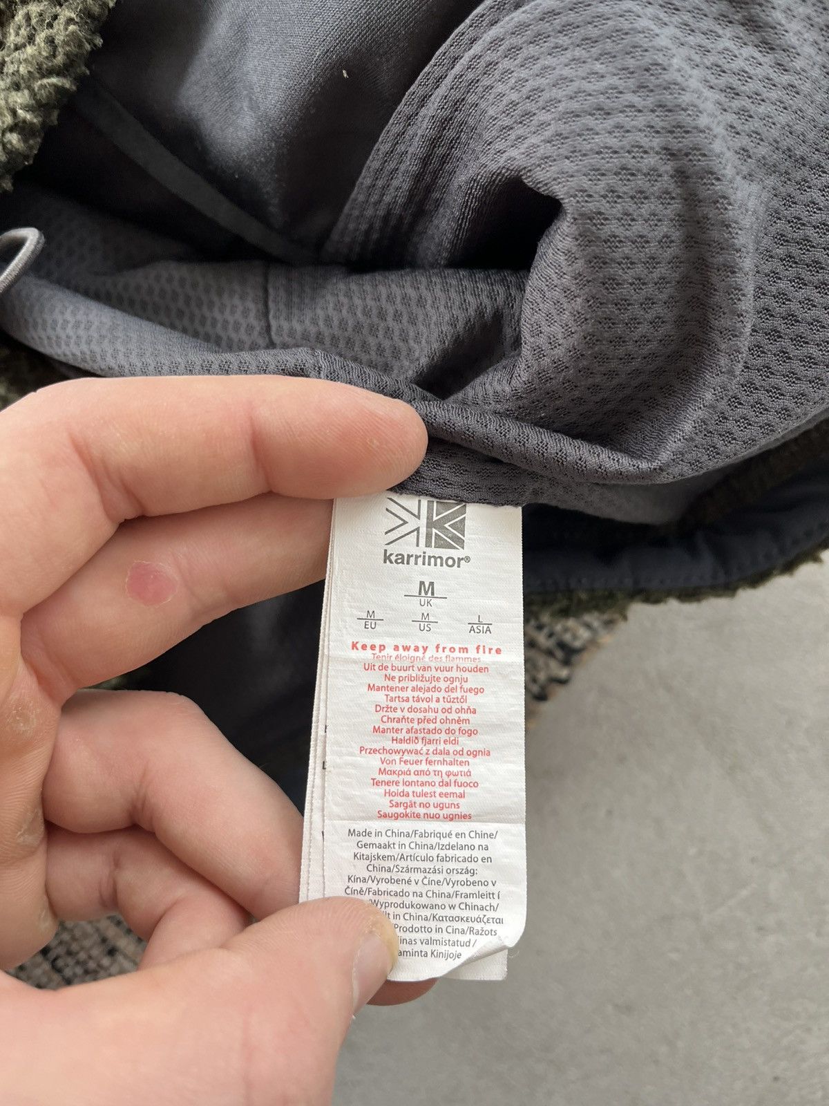 Karrimor Karrimor Green Sherpa Fleece Jacket Sweatshirt Outdoor y2k Size US M / EU 48-50 / 2 - 16 Thumbnail