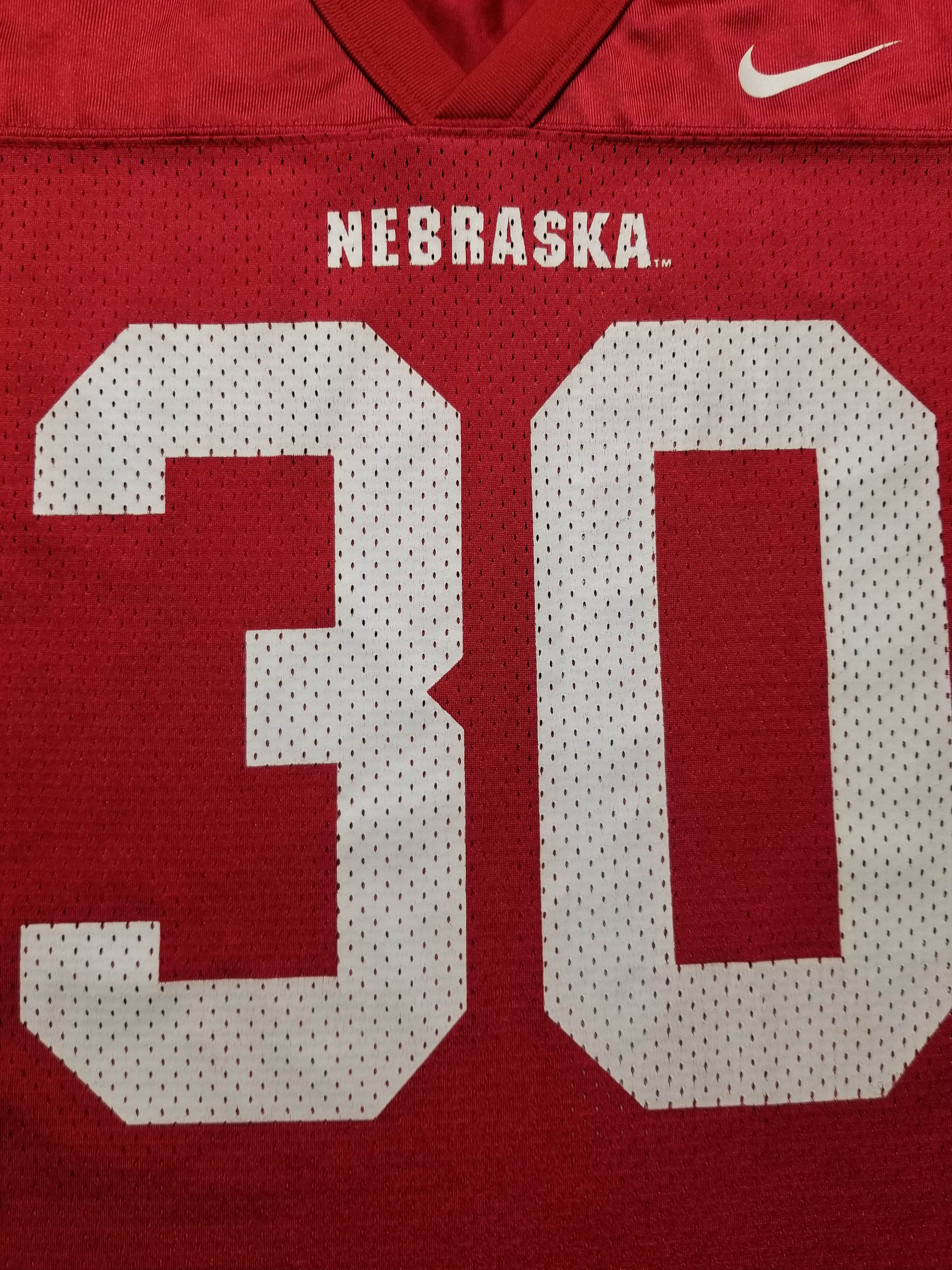 Nike Vintage Nike Nebraska Cornhuskers #30 NFL Jersey Size US L / EU 52-54 / 3 - 12 Thumbnail