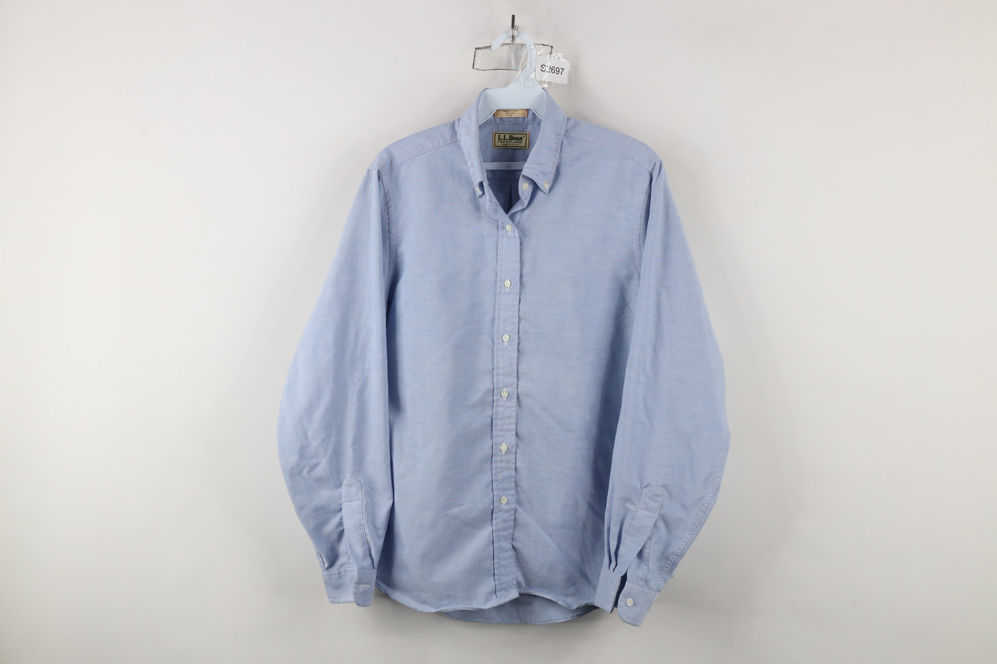 L.L. Bean × Vintage Vintage 90s LL Bean Tailoring Oxford Button Down Shirt USA Size US L / EU 52-54 / 3 - 1 Thumbnail