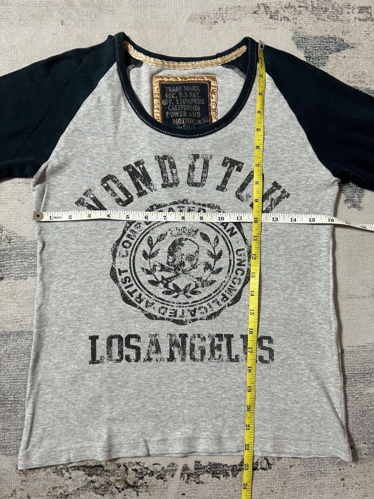 If Six Was Nine × Japanese Brand × Von Dutch Japanese Vondutch Skull Long sleeve Size US L / EU 52-54 / 3 - 7 Thumbnail